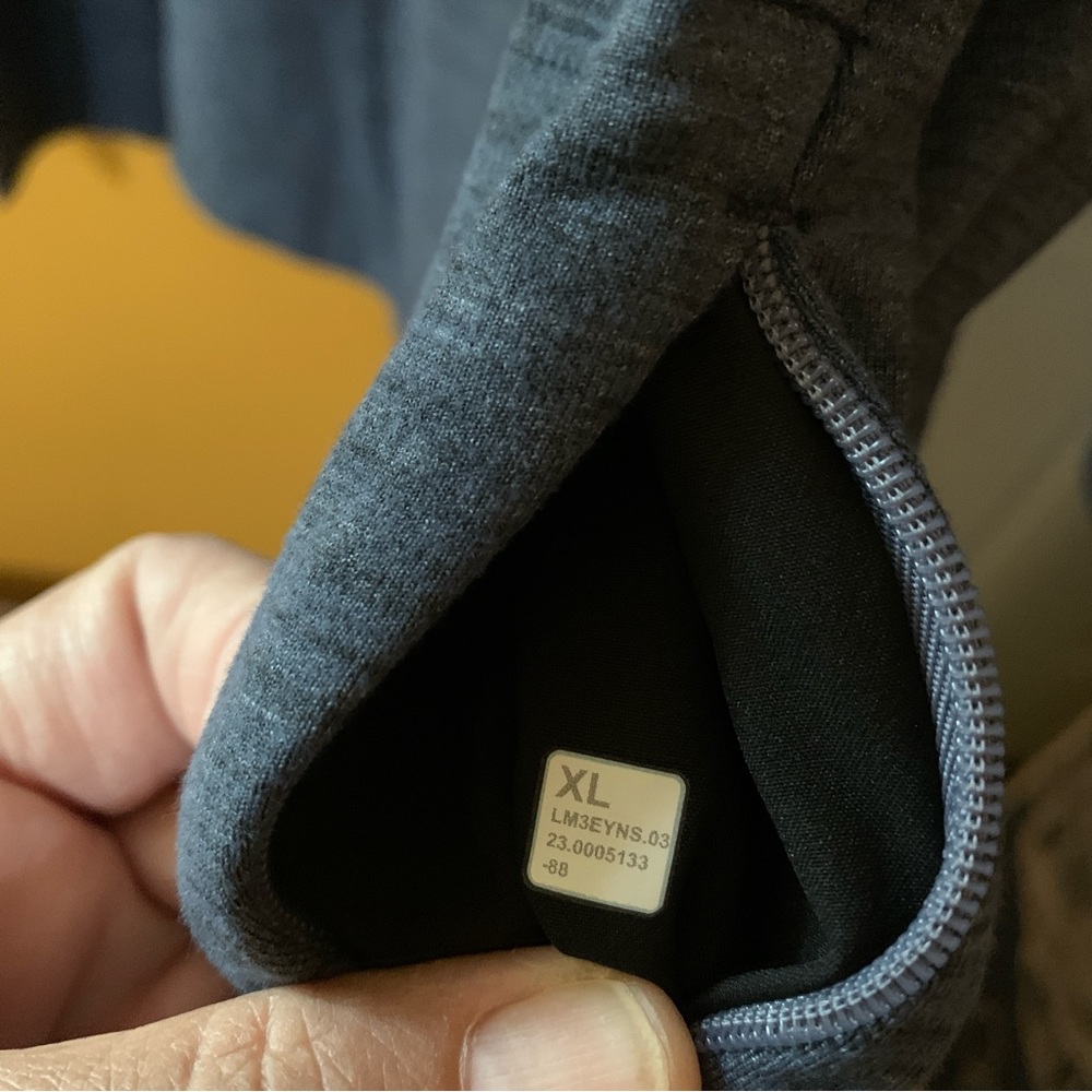 “NEW” Men’s Heathered Blue lululemon Surge LS SZ. S or XL Unisex BNWT - Picture 3 of 12